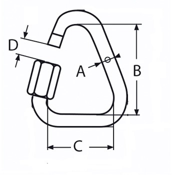 thumbnail interactive-video image 1 of SecureFix Direct 8mm Stainless Steel Delta Quick Link – Screw Lock Triangle Connector (SFSSDQL08) 1 of 6